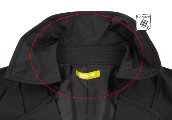 トリコ ヒロコビスTRICO HIROKO BIS ポリ中綿ジップアップショートジャケット 黒11 K-116948_005