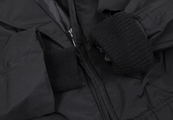 トリコ ヒロコビスTRICO HIROKO BIS ポリ中綿ジップアップショートジャケット 黒11 K-116948_007