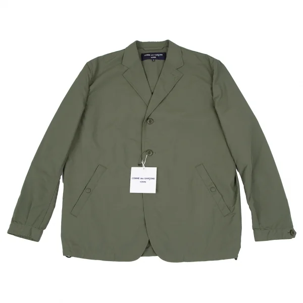 新品!コムデギャルソン オムCOMME des GARCONS HOMME ナイロンウェザーパッカリングジャケット カーキM K-116953_001