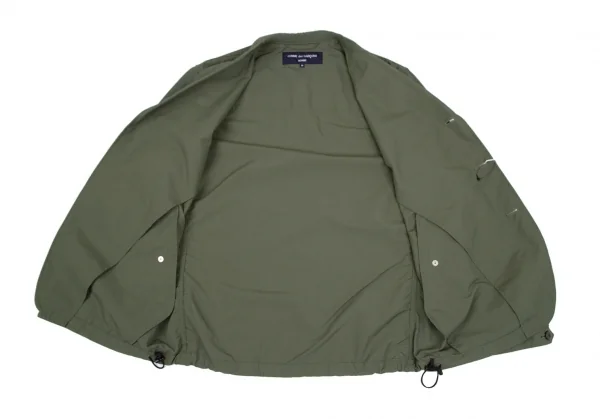 新品!コムデギャルソン オムCOMME des GARCONS HOMME ナイロンウェザーパッカリングジャケット カーキM K-116953_011