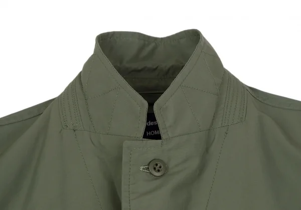 新品!コムデギャルソン オムCOMME des GARCONS HOMME ナイロンウェザーパッカリングジャケット カーキM K-116953_005