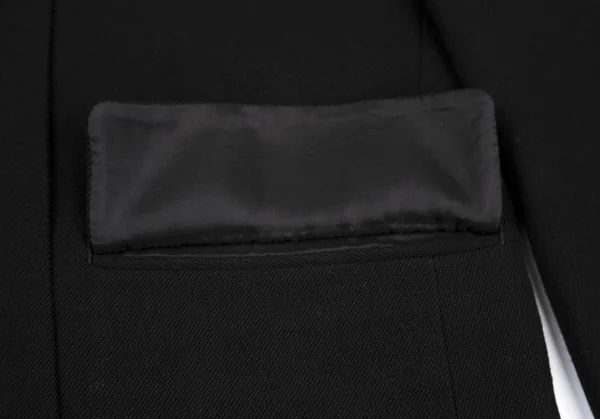 新品!コムデギャルソン オムドゥCOMME des GARCONS HOMME DEUX ウールくり抜きデザインジャケット 黒L K-116954_012