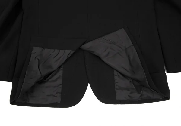 新品!コムデギャルソン オムドゥCOMME des GARCONS HOMME DEUX ウールくり抜きデザインジャケット 黒L K-116954_017