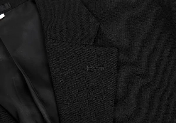 新品!コムデギャルソン オムドゥCOMME des GARCONS HOMME DEUX ウールくり抜きデザインジャケット 黒L K-116954_004