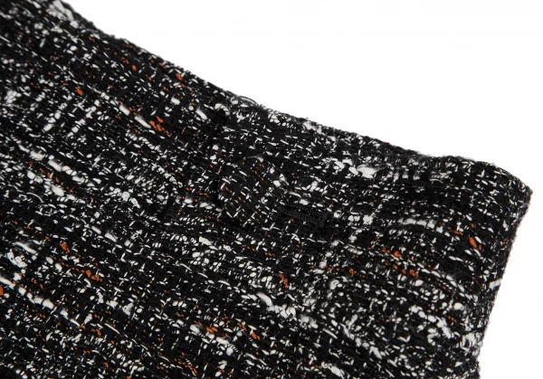 セオリーリュクスTheory luxe ファンシーツイードAラインスカート 黒白38 K-116971_004