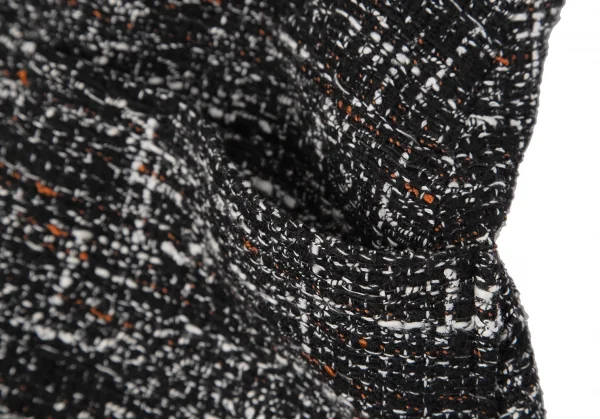 セオリーリュクスTheory luxe ファンシーツイードAラインスカート 黒白38 K-116971_005