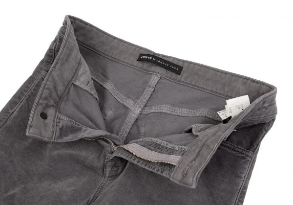 ジェイ ブランド セオリーリュクスJ BRAND for theory luxe ストレッチ畝なしコーデュロイスキニーパンツ グレー25 K-116972_004
