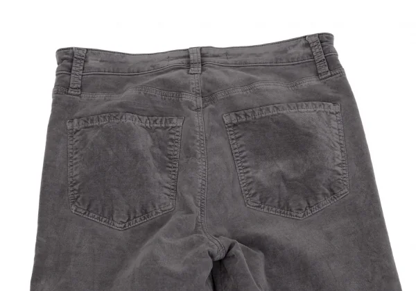 ジェイ ブランド セオリーリュクスJ BRAND for theory luxe ストレッチ畝なしコーデュロイスキニーパンツ グレー25 K-116972_009