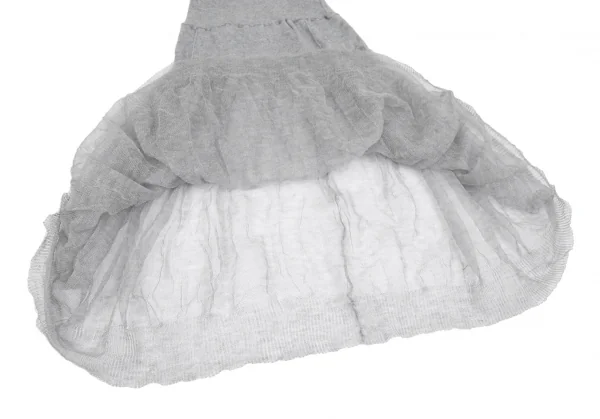 ヨウジヤマモト ファムYohji Yamamoto FEMME ストレッチニットノースリーブワンピース グレー2 K-116992_008