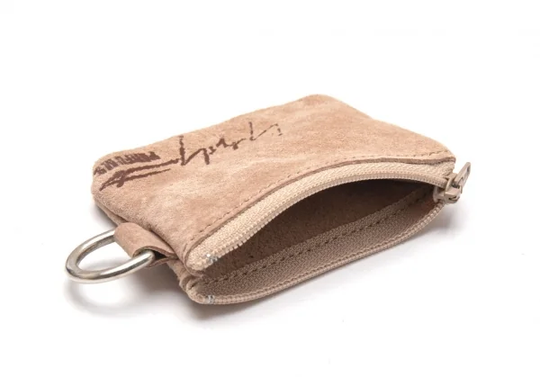 ヨウジヤマモトYohji Yamamoto PARFUMS レザー巾着 ベージュ K-117006_011