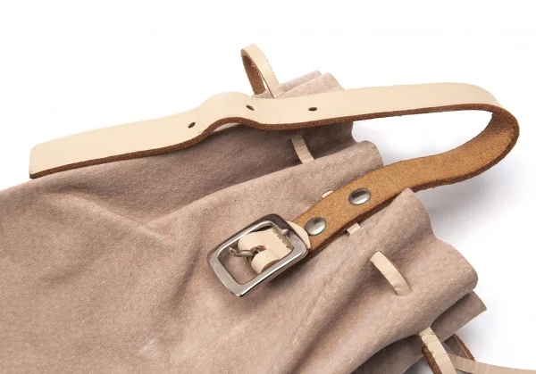 ヨウジヤマモトYohji Yamamoto PARFUMS レザー巾着 ベージュ K-117006_013