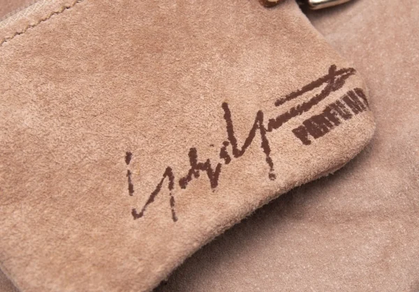 ヨウジヤマモトYohji Yamamoto PARFUMS レザー巾着 ベージュ K-117006_014