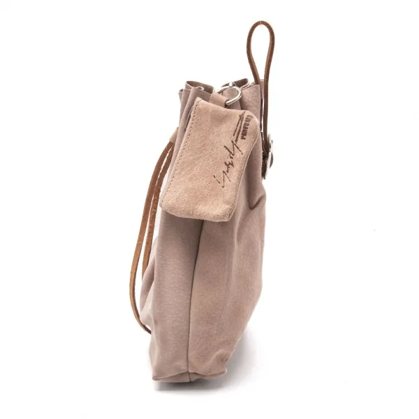 ヨウジヤマモトYohji Yamamoto PARFUMS レザー巾着 ベージュ K-117006_002