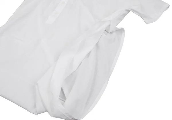 ジュンヤワタナベ コムデギャルソンJUNYA WATANABE COMME des GARCONS コットンリネン変形デザインプルオーバーシャツ 白S K-117025_010