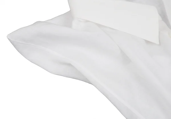 ジュンヤワタナベ コムデギャルソンJUNYA WATANABE COMME des GARCONS コットンリネン変形デザインプルオーバーシャツ 白S K-117025_006