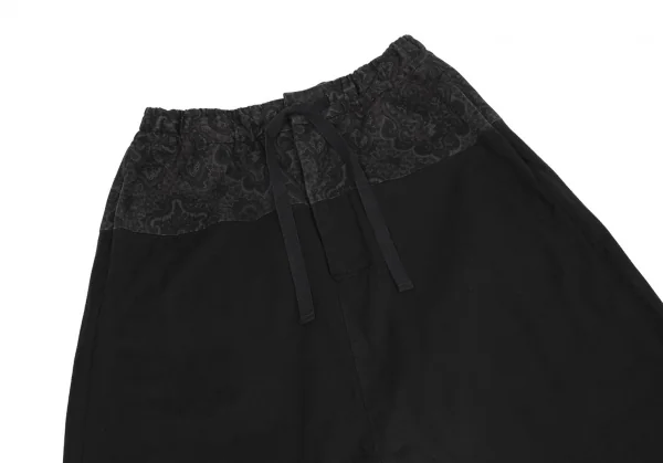 新品未使用タグ付き　Ground Y グラウンドワイ　ブラック サルエルパンツ Ground Y Yohji Yamamoto [グラウンドワイ ヨウジヤマモト] W/E