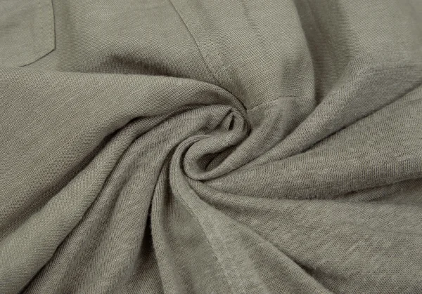 Y's Rayon Linen Switching Wrap Skirt K-117036_013