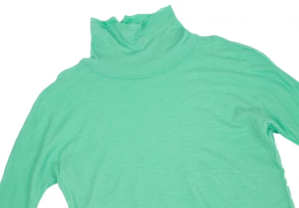 ヨウジヤマモト ノアールYohji Yamamoto NOIR ウールハイネックニットソー ライトグリーン2 K-117039_003