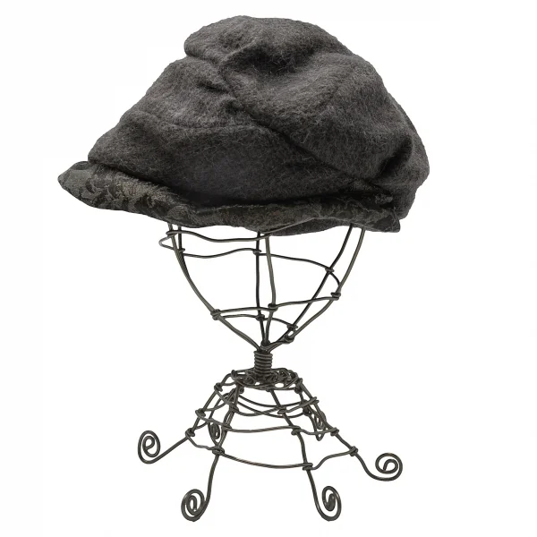 カシラCA4LA 異素材切替ワイヤーハット グレー K-117042_003