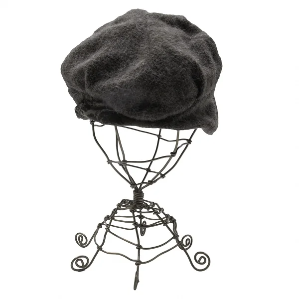 カシラCA4LA 異素材切替ワイヤーハット グレー K-117042_004