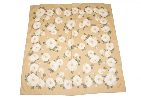 インゲボルグINGEBORG フラワープリント大判ストール ベージュ K-117057_005