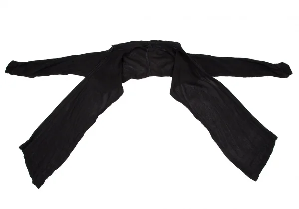 コムデギャルソン フランスCOMME des GARCONS FRANCE ショールボレロシャツ 黒S K-117087_011