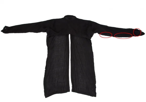 コムデギャルソン フランスCOMME des GARCONS FRANCE ショールボレロシャツ 黒S K-117087_012