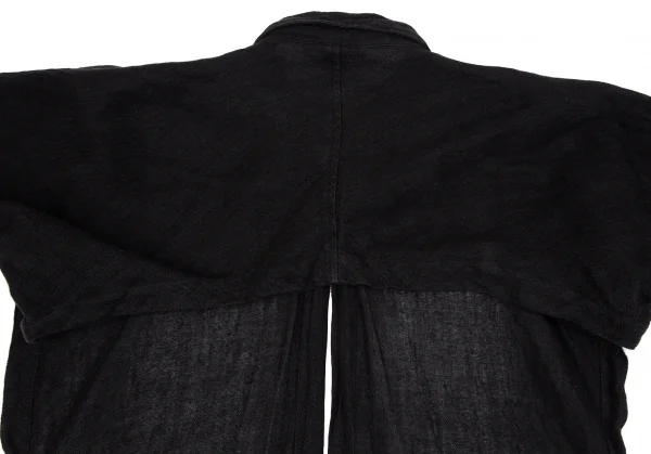 コムデギャルソン フランスCOMME des GARCONS FRANCE ショールボレロシャツ 黒S K-117087_016