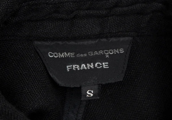 コムデギャルソン フランスCOMME des GARCONS FRANCE ショールボレロシャツ 黒S K-117087_018