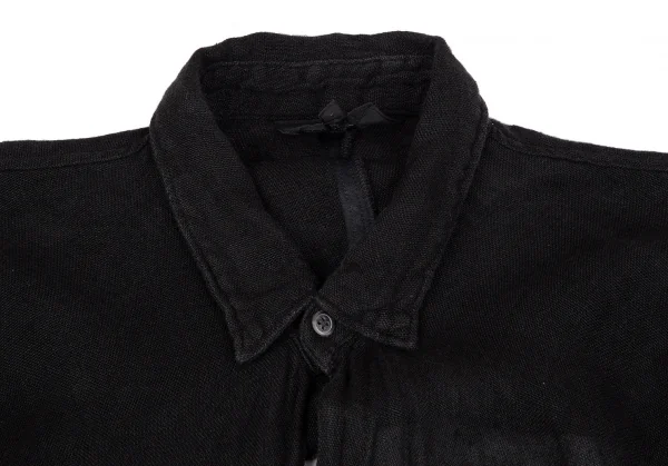 コムデギャルソン フランスCOMME des GARCONS FRANCE ショールボレロシャツ 黒S K-117087_003