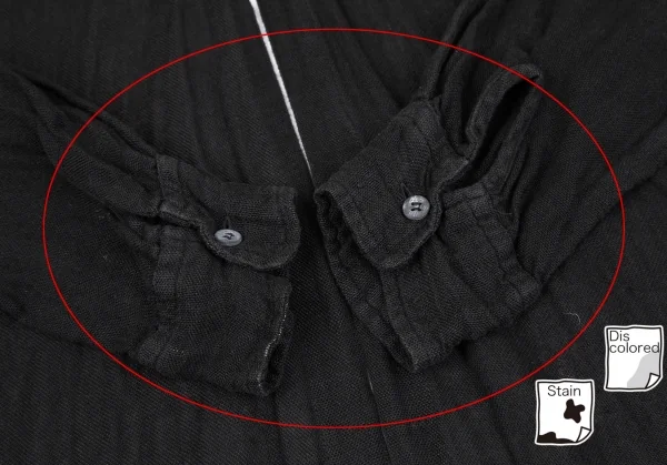 コムデギャルソン フランスCOMME des GARCONS FRANCE ショールボレロシャツ 黒S K-117087_008