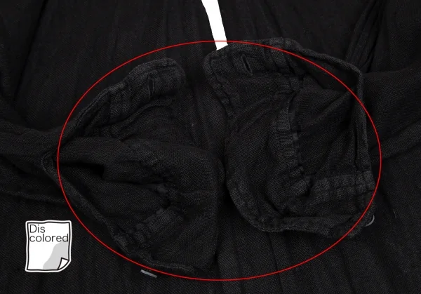 コムデギャルソン フランスCOMME des GARCONS FRANCE ショールボレロシャツ 黒S K-117087_009