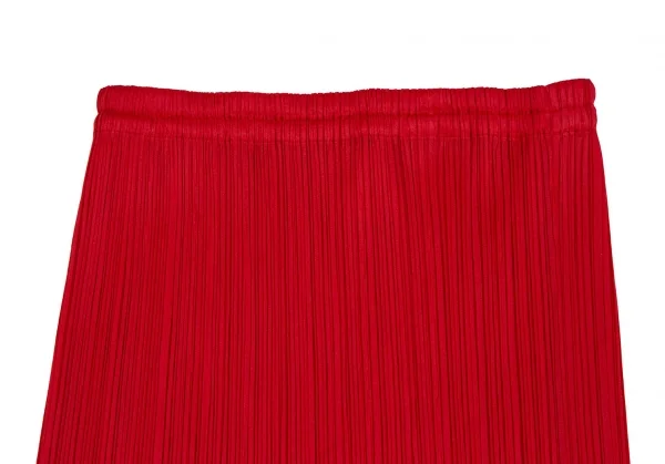 プリーツプリーズPLEATS PLEASE プリーツミニスカート 赤3 K-117095_003