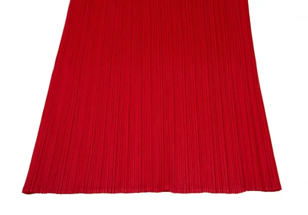 プリーツプリーズPLEATS PLEASE プリーツミニスカート 赤3 K-117095_005