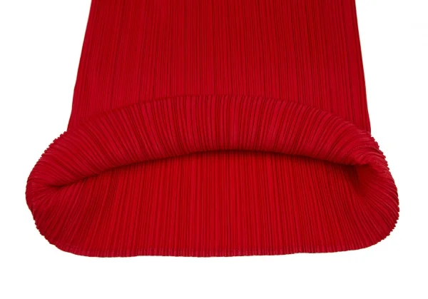 プリーツプリーズPLEATS PLEASE プリーツミニスカート 赤3 K-117095_006