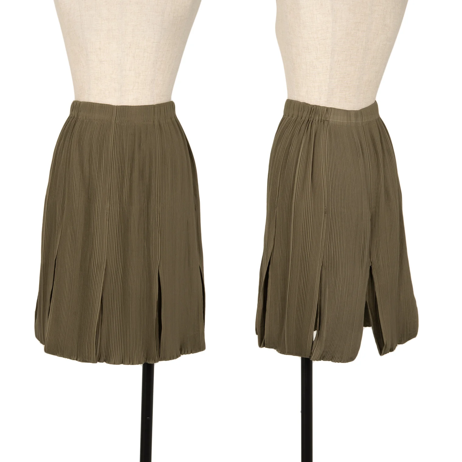 スカート Issey Miyake 97ss Pleats skirt gradation ISSEY MIYAKE Loop Cutting Folded Pleats Skirt Brown M | PLAYFUL