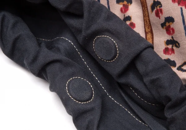 ヴィヴィアンウエストウッドVivienne Westwood フラワーオーブキャンバスショルダーバッグ 紺他 K-117128_010