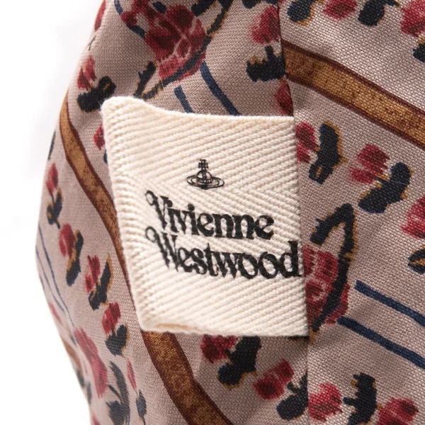 ヴィヴィアンウエストウッドVivienne Westwood フラワーオーブキャンバスショルダーバッグ 紺他 K-117128_003
