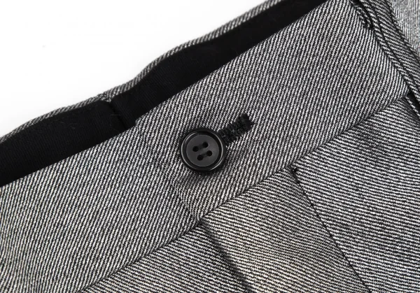 コムデギャルソン オムプリュスCOMME des GARCONS HOMME PLUS メタリックワイドスラックスパンツ シルバーL K-117141_004