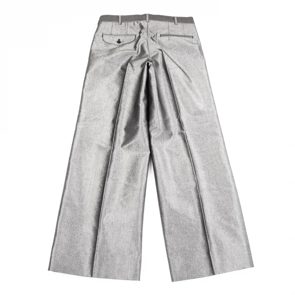 コムデギャルソン オムプリュスCOMME des GARCONS HOMME PLUS メタリックホックボタンジャケットセットアップスーツ シルバーM・L K-117142_016