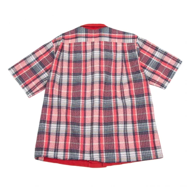 COMME des GARÇONS HOMME PLUS M 赤チェックシャツ 中古・古着通販】COMME des GARCONS HOMME PLUS EVERGREEN