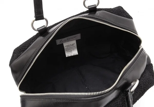 ★ヨウジヤマモトプールオム ・バック・本革・黒・ビジネストラベル可 ☆ヨウジヤマモトプールオム ・バック・本革・黒・ビジネス