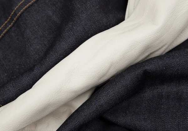 ジュンヤワタナベ マン コムデギャルソン×リーバイスJUNYA WATANABE MAN COMME des GARCONS×Levi's スタジャン袖ボア襟デニムジャケット 紺白L K-117207_013