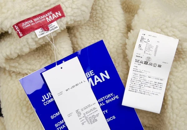 ジュンヤワタナベ マン コムデギャルソン×リーバイスJUNYA WATANABE MAN COMME des GARCONS×Levi's スタジャン袖ボア襟デニムジャケット 紺白L K-117207_015
