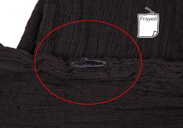 イッセイミヤケ ミーISSEY MIYAKE me ツイストフリンジ装飾シースルークレープセットアップ 茶F K-117230_009