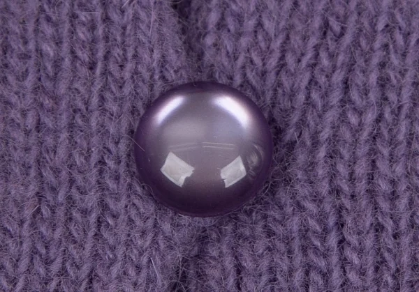 ケイタマルヤマKEITA MARUYAMA フラワー刺繍ニットカーディガン 紫M K-117252_006