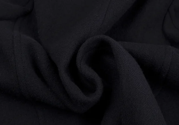 トリココムデギャルソンtricot COMME des GARCONS ウールダブルハーフコート 紺M位 K-117257_016