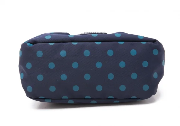 アニエスベーagnes b.VOYAGE ドットプリントコスメポーチ 紺 K-117263_008