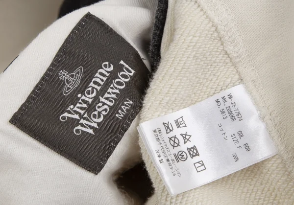 ヴィヴィアンウエストウッドマンVivienne Westwood MAN 総柄ポンチョパーカー クリームF K-117274_016