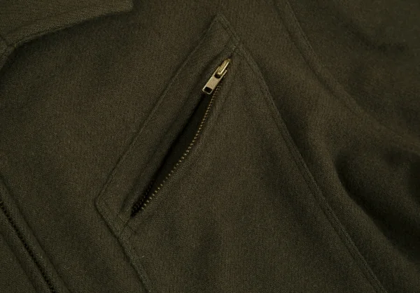 ワイズY's ウールナイロンジップポケットジャケット オリーブM位 K-117299_010